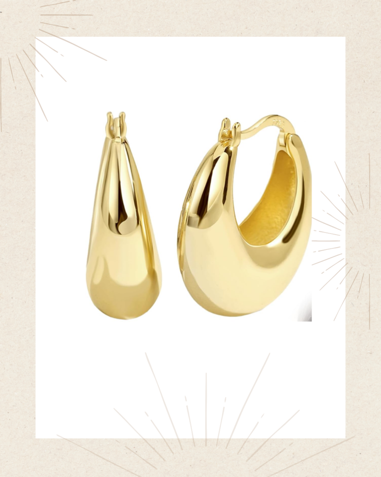 Gift Guide gold earrings