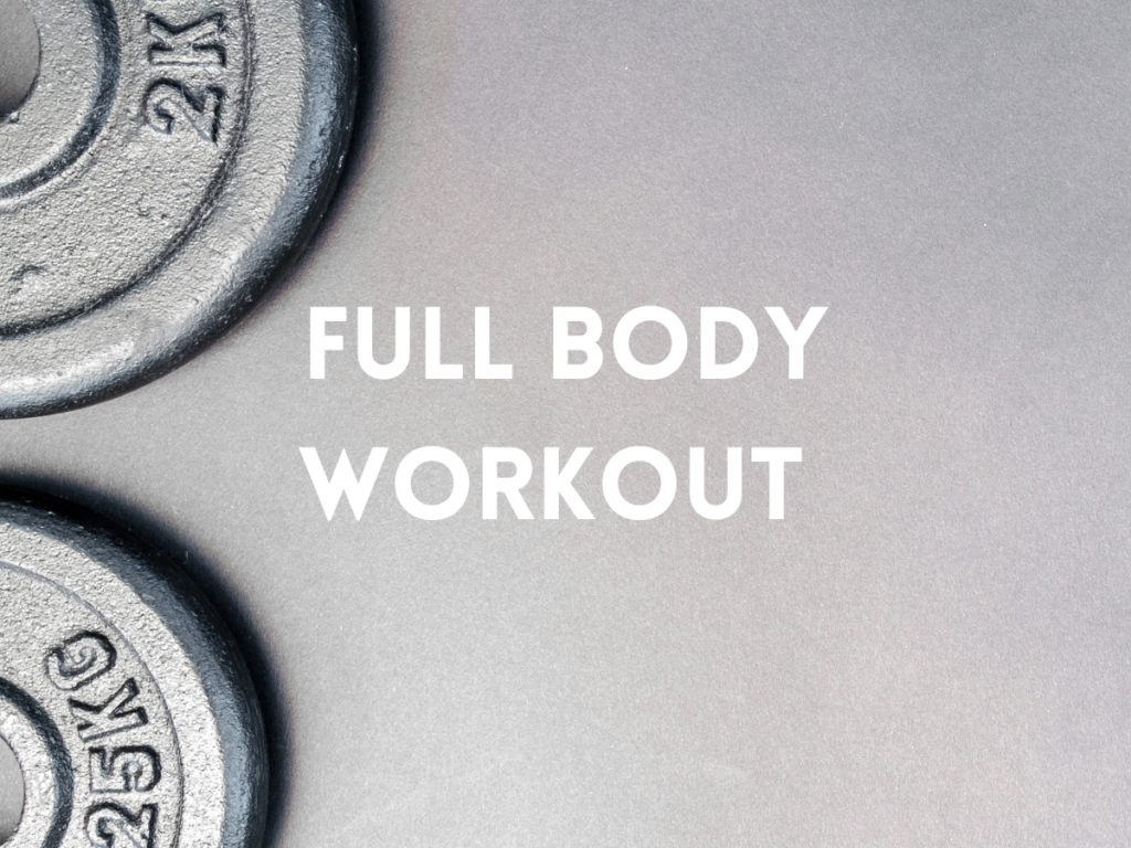 Blog image: full body workout