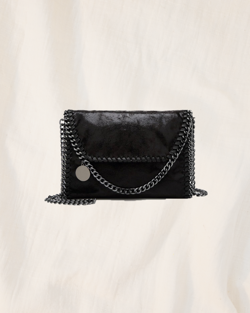 Black chain bag