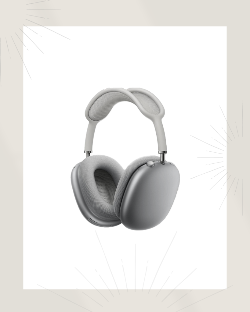 Apple headphones silver